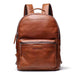 Leather Backpack with 15.6 Inches Laptop Compartment