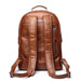 Leather Backpack with 15.6 Inches Laptop Compartment