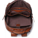 Leather Backpack with 15.6 Inches Laptop Compartment