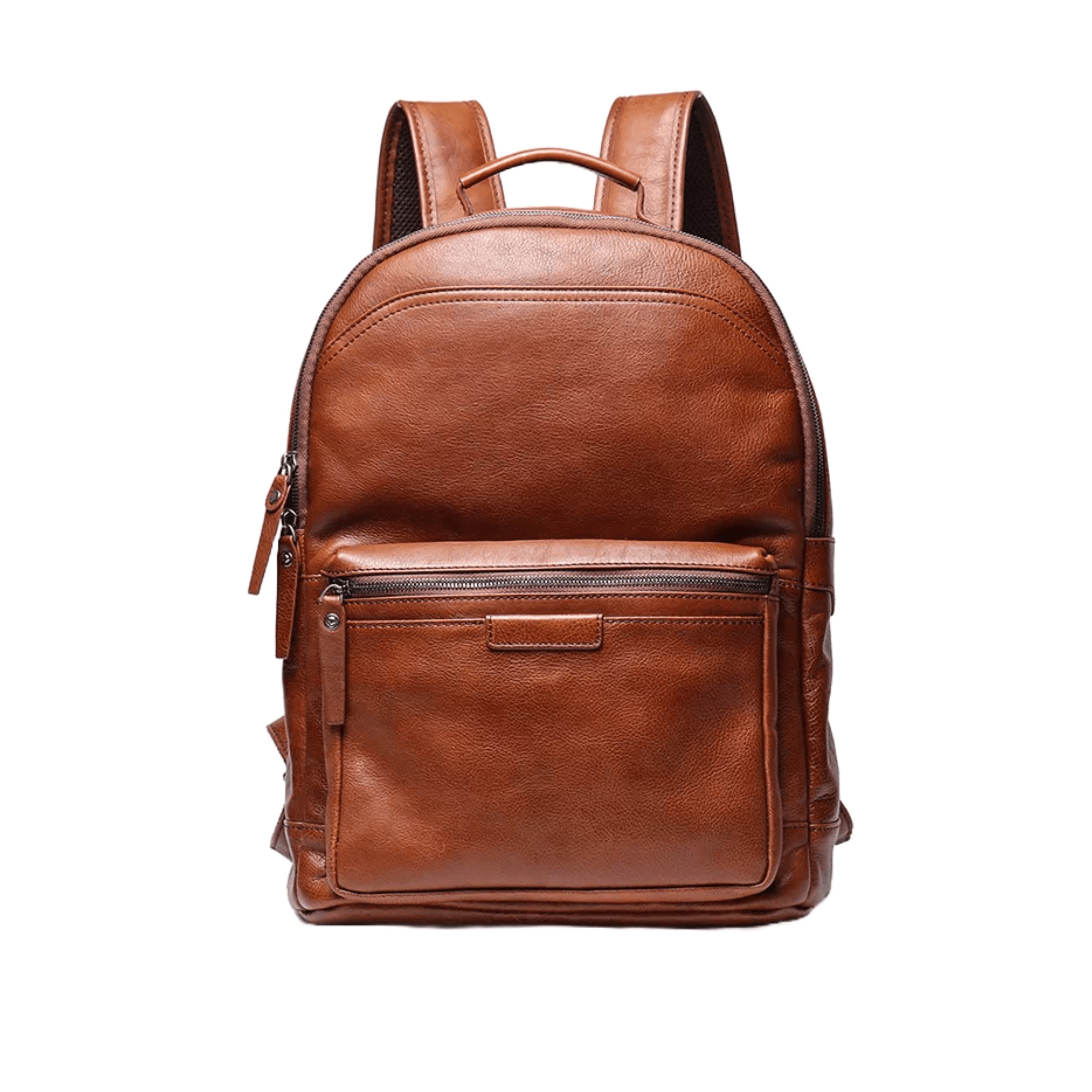 Leather Backpack with 15.6 Inches Laptop Compartment Leather Backpack with 15.6 Inches Laptop Compartment
