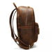 Vintage Crazy Horse Leather Backpack for Men