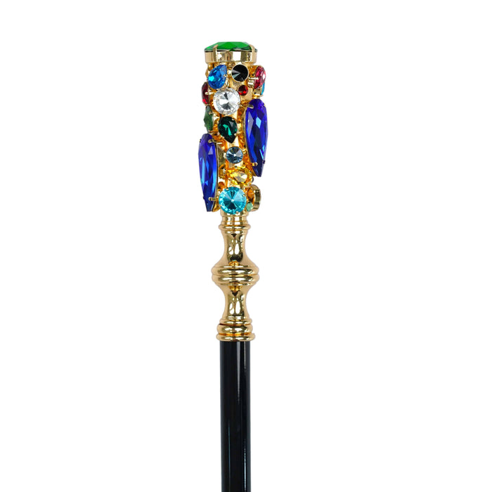 Limited Collection Luxury Walking Stick with Crystals