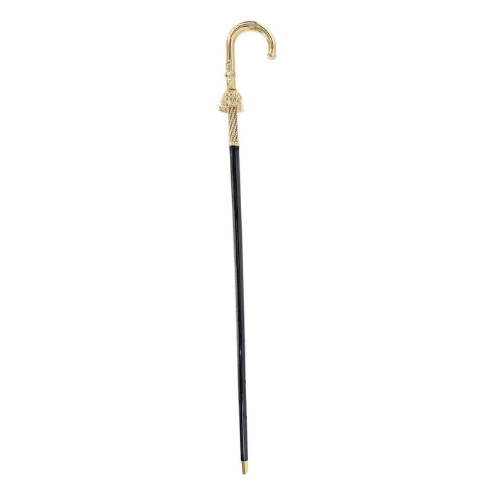 Luxury Cane 24K Gold-plated with Crystals