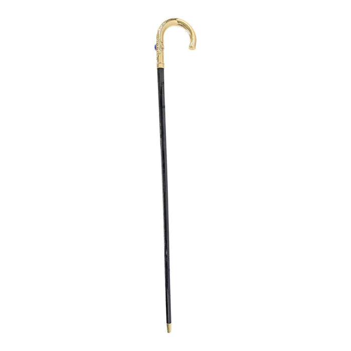 Luxury Elegant Cane with Blue Stone Handle