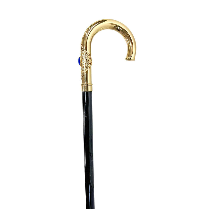 Luxury Elegant Cane with Blue Stone Handle