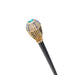 Multicolor Knob Handle 24K Gold-plated Walking Cane