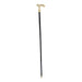 Stylish Engraved Metal Walking Stick - 24K Gold-plated