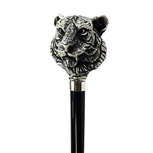 Unique Design Walking Cane with Hand-Painted Tiger - Artynov | Unique Handmade Accessories