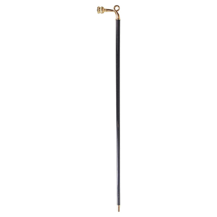 Unique Gold-plated 24K Brass Handle Walking Cane