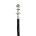 Unique Handle Design Silver-plated 925 Walking Cane