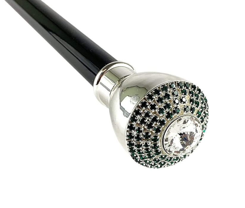 Luxury Walking Stick with Swarovski Crystal Stone