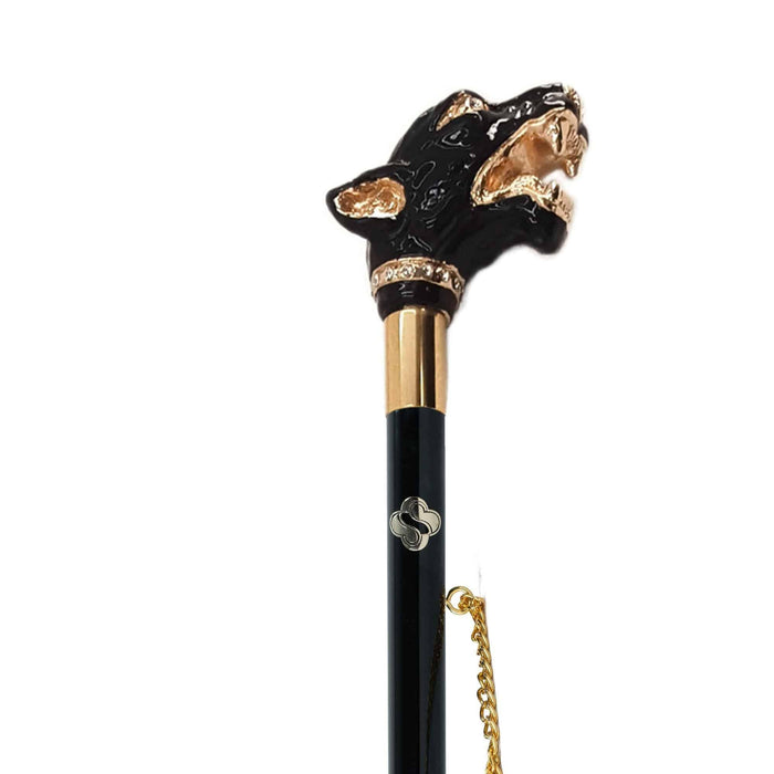 High-Quality Black Puma 24K Gold-Plated Shoehorn