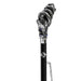 Silverplated Snake Handle Shoehorn with Sapphire Crystals