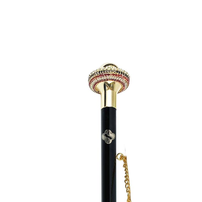 Unique Elegant Crystal Shoehorn with 24K Gold-Plated