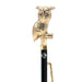 Unique Owl Artisan Shoehorn with Gold-plated 24K Handle