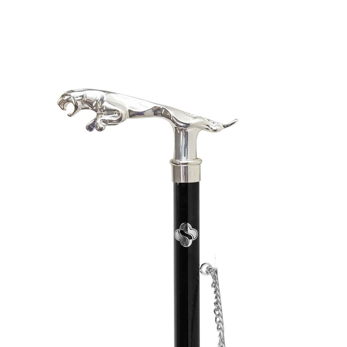 Unique Shoehorn with Silver-plated 925 Jaguar Handle