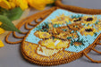 Van Gogh Inspired Necklace – Boho Beaded Art Jewelry