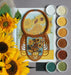 Van Gogh Inspired Necklace – Boho Beaded Art Jewelry