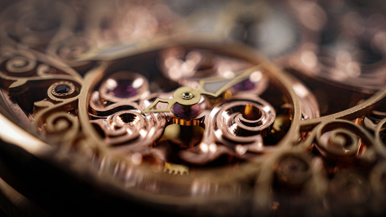 Handmade Skeleton Marriage Watch – Unisex Mechanical Timepiece