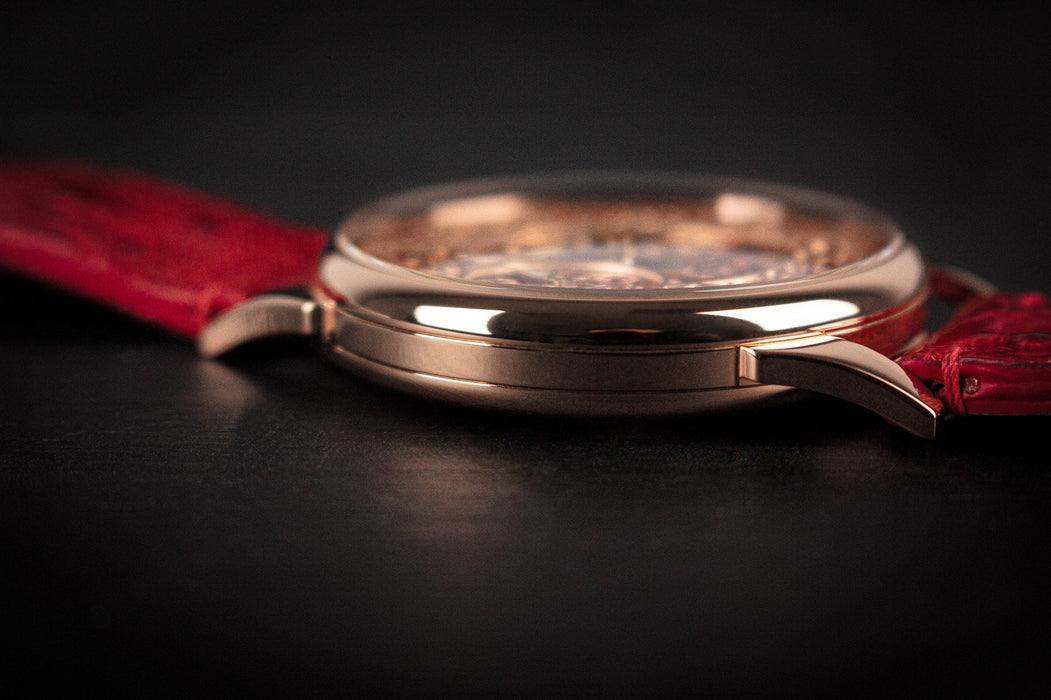 Handmade Skeleton Marriage Watch – Unisex Mechanical Timepiece