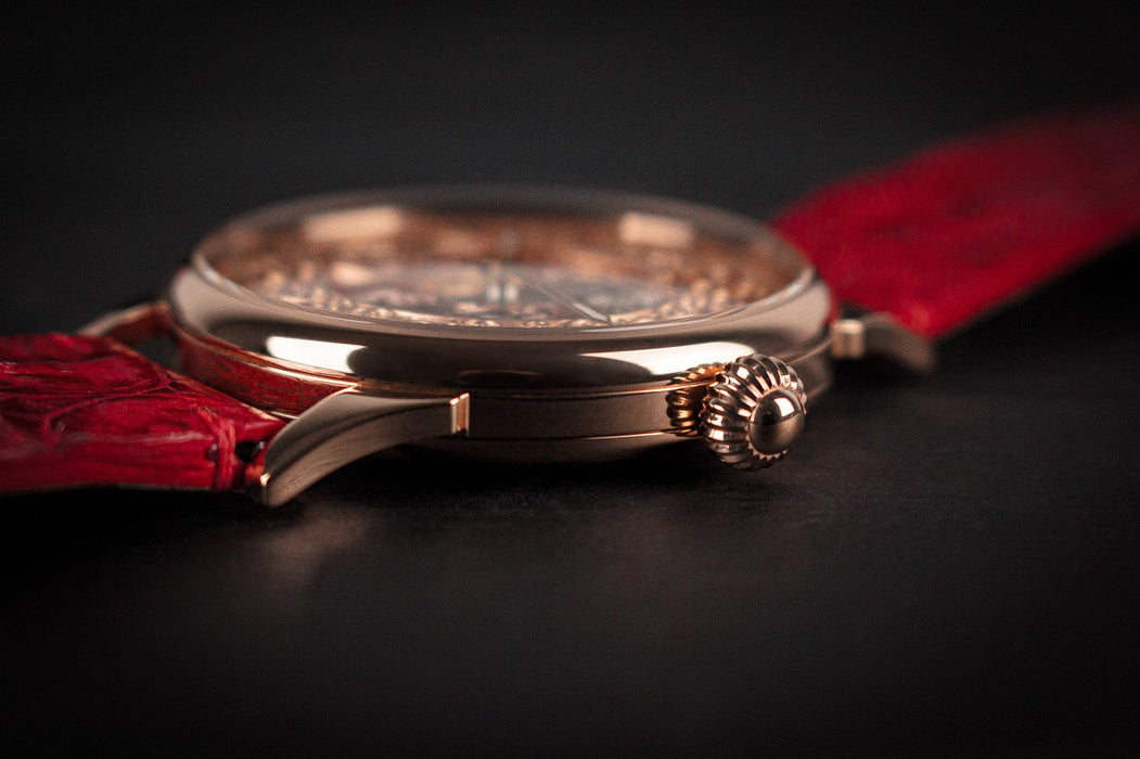 Handmade Skeleton Marriage Watch – Unisex Mechanical Timepiece