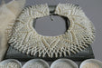 Ivory Beaded Collar Necklace – Bridal Boho with Glass Pearls