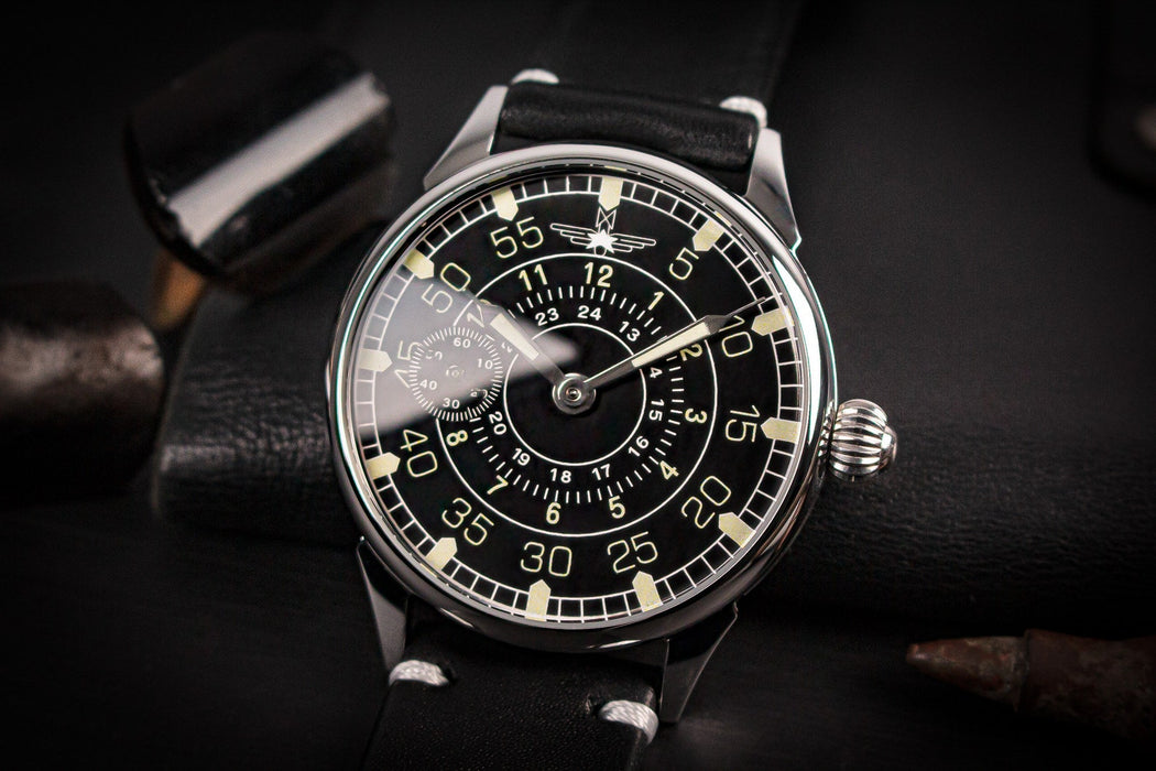 Aviator Marriage Watch – Handmade Vintage Soviet Pilot Watch