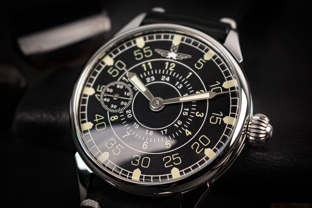 Aviator Marriage Watch – Handmade Vintage Soviet Pilot Watch