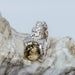 Designer Jewelry Handmade Silver Ring with Smoky Quartz and Rauch Topaz