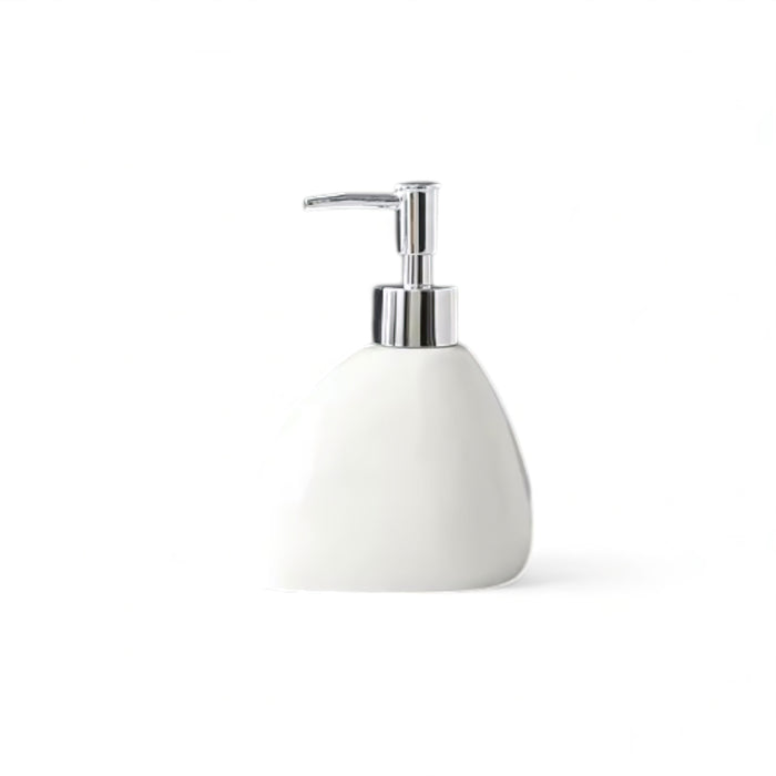 Ceramic Bathroom Accessories Set – Soap Dish, Dispenser, Cup and Holder