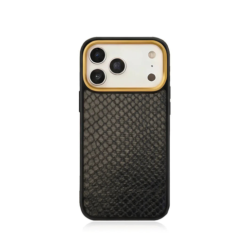 iphone 17 pro max python leather case