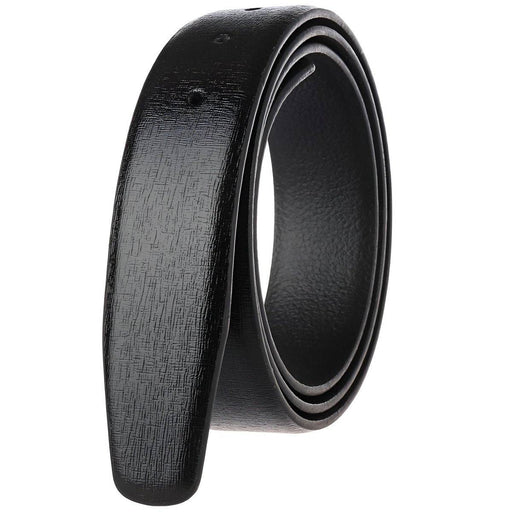 Black leather belts for men