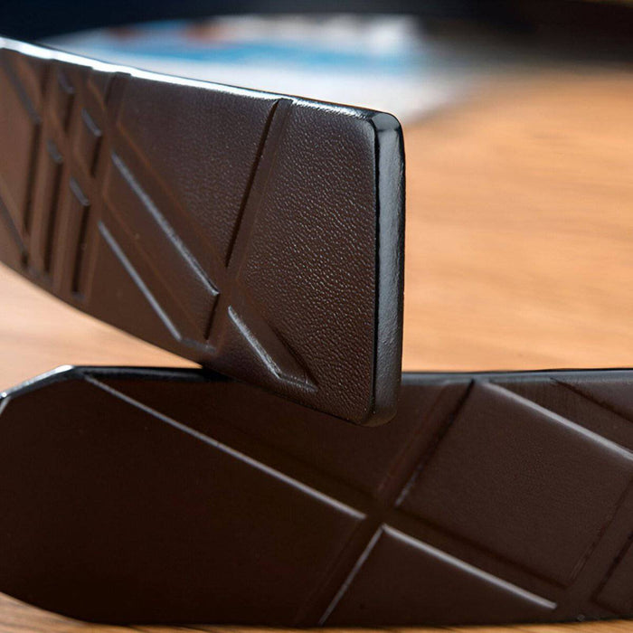 Leather Belt Strap, For Pin Buckles, Textured, Ekrem Model