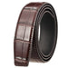 Leather belts for men with buckle