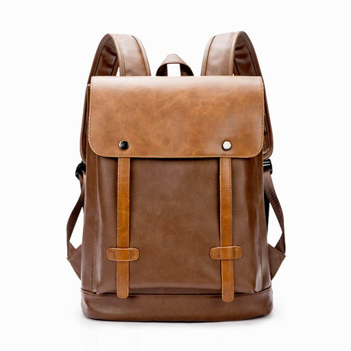 Vintage Leather Anti-Theft Backpack