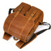 Rucksack Hiking Backpack with Leather