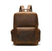 Vintage Style Crazy Horse Leather Backpack