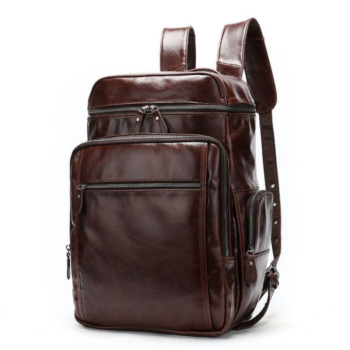 Unique Leather Travel Backpack for Men