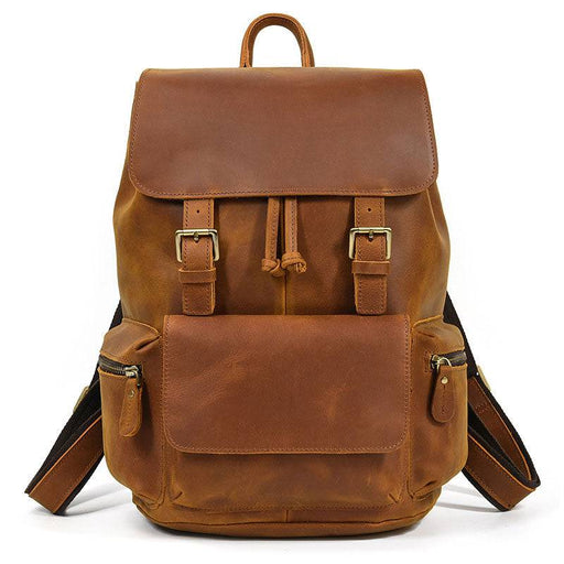 Designer Anti Theft Leather Backpack