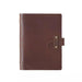 Aged Brown Leather Notebook