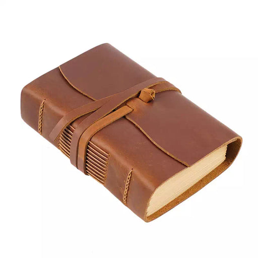 Antique leather journal