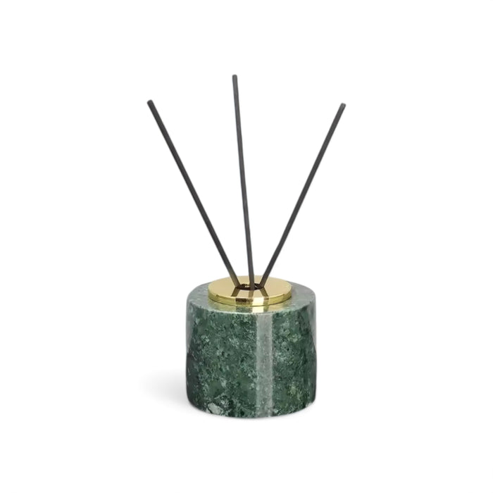 Elegant Green Marble Bathroom Accessories Set