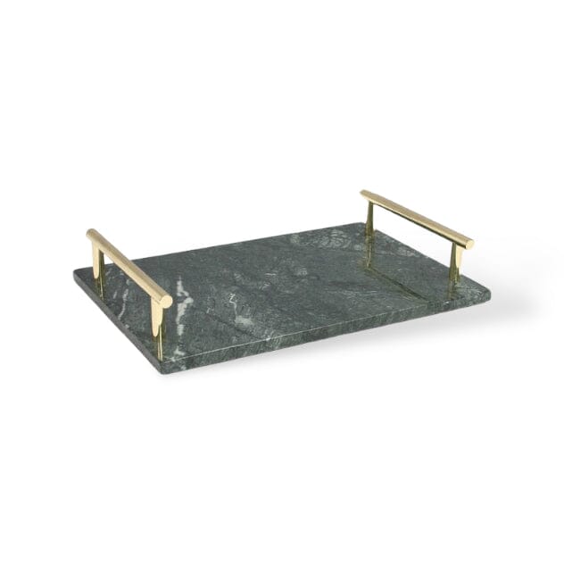 Elegant Green Marble Bathroom Accessories Set