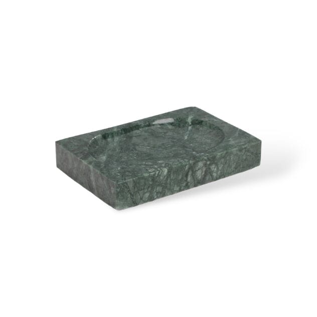 Elegant Green Marble Bathroom Accessories Set