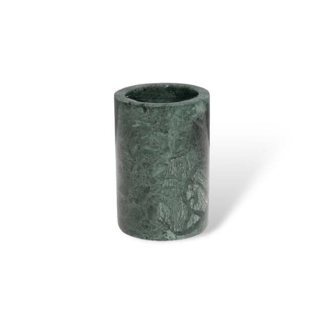 Elegant Green Marble Bathroom Accessories Set