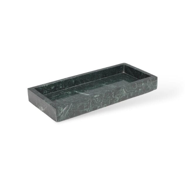 Elegant Green Marble Bathroom Accessories Set