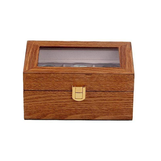 Luxury Quality Wooden Watch Box Holder with 3 Slots