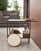 Designer Vibrant Elegant Magenta Serving Trolley