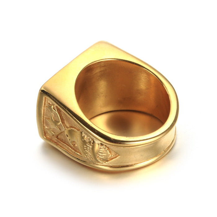 American Soldier Eagle Ring 316L Stainless Steel