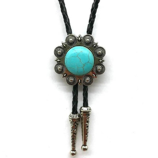 Vintage Turquoise Bolo Tie